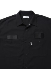 画像3: COOTIE PRODUCTIONS/Leno Cloth Error Fit Work S/S Shirt（Black）［エラーフィットワークシャツ-25春夏］ (3)