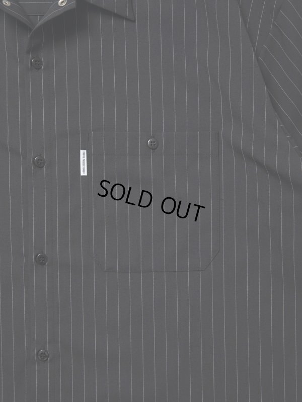 画像3: COOTIE PRODUCTIONS/T/W Work S/S Shirt（Stripe）［ワークシャツ-25春夏］