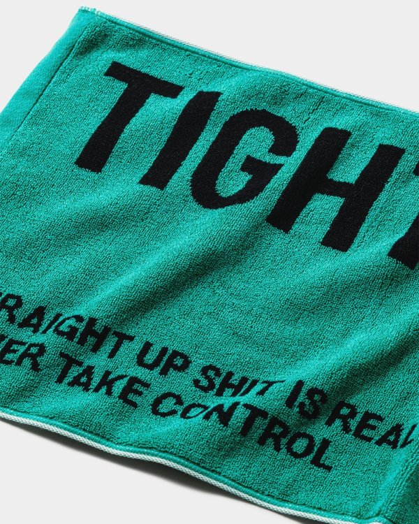 画像3: TIGHTBOOTH/LABEL LOGO TOWEL（Turquoise）［ラベルロゴタオル-25春夏］