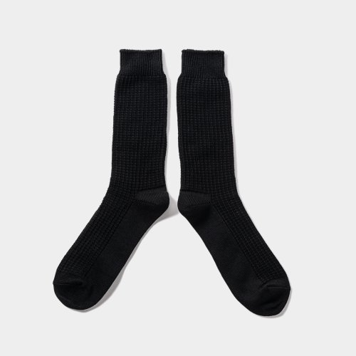 他の写真2: TIGHTBOOTH/WAFFLE SOCKS（Black）［ワッフルソックス-25春夏］