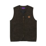 BlackEyePatch/PYTHON PATTERNED DUCK VEST（OLIVE）