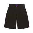 画像1: BlackEyePatch/PYTHON PATTERNED BAGGY DUCK SHORTS（OLIVE） (1)