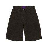 BlackEyePatch/PYTHON PATTERNED BAGGY DUCK SHORTS（OLIVE）