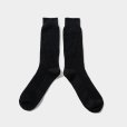 画像2: TIGHTBOOTH/WAFFLE SOCKS（Black）［ワッフルソックス-25春夏］ (2)