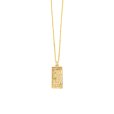画像1: BlackEyePatch/HWC LABEL PENDANT NECKLACE（GOLD） (1)