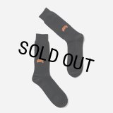 【20％OFF】TIGHTBOOTH/WAFFLE SOCKS（Black）［ワッフルソックス-25春夏］