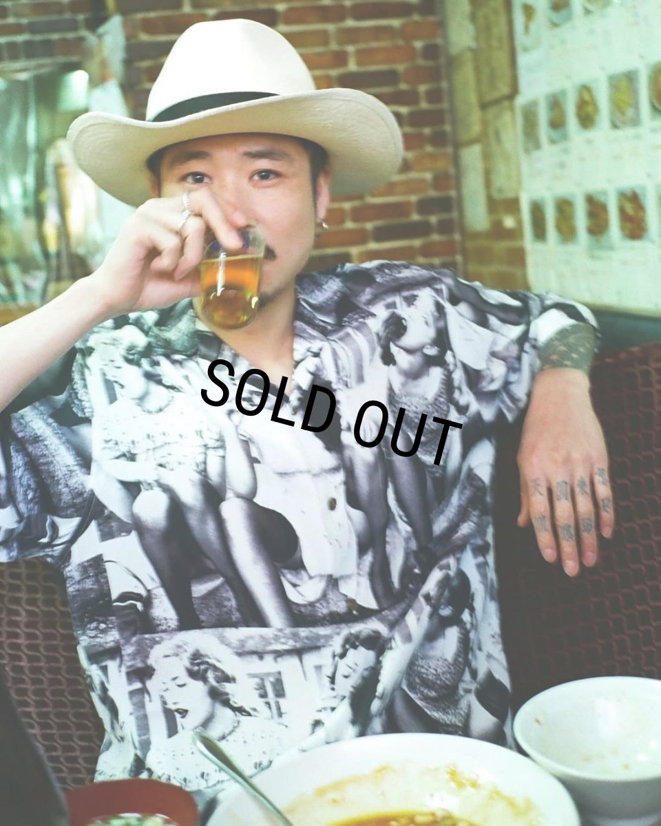 画像2: WACKO MARIA/ELLEN VON UNWERTH / HAWAIIAN SHIRT（WHITE）［ハワイアンシャツ-25春夏］ (2)