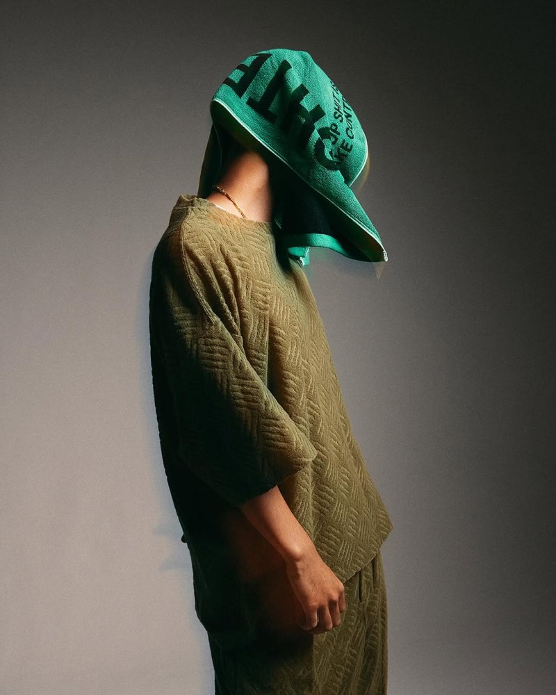 画像3: 【20％OFF】TIGHTBOOTH/LABEL LOGO TOWEL（Turquoise）［ラベルロゴタオル-25春夏］