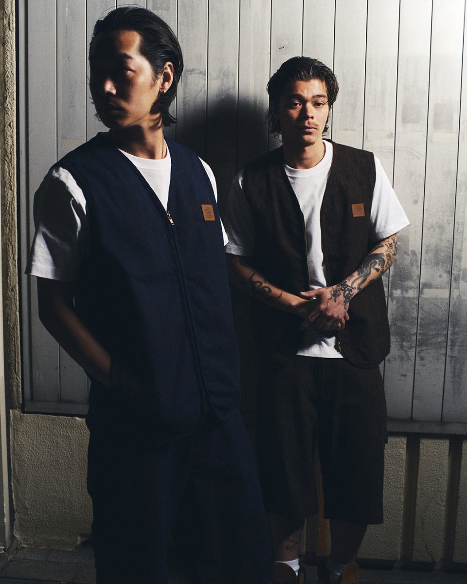 画像4: BlackEyePatch/PYTHON PATTERNED DUCK VEST(OLIVE) (4)