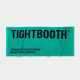 TIGHTBOOTH/LABEL LOGO TOWEL（Turquoise）［ラベルロゴタオル-25春夏］