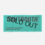 【20％OFF】TIGHTBOOTH/LABEL LOGO TOWEL（Turquoise）［ラベルロゴタオル-25春夏］