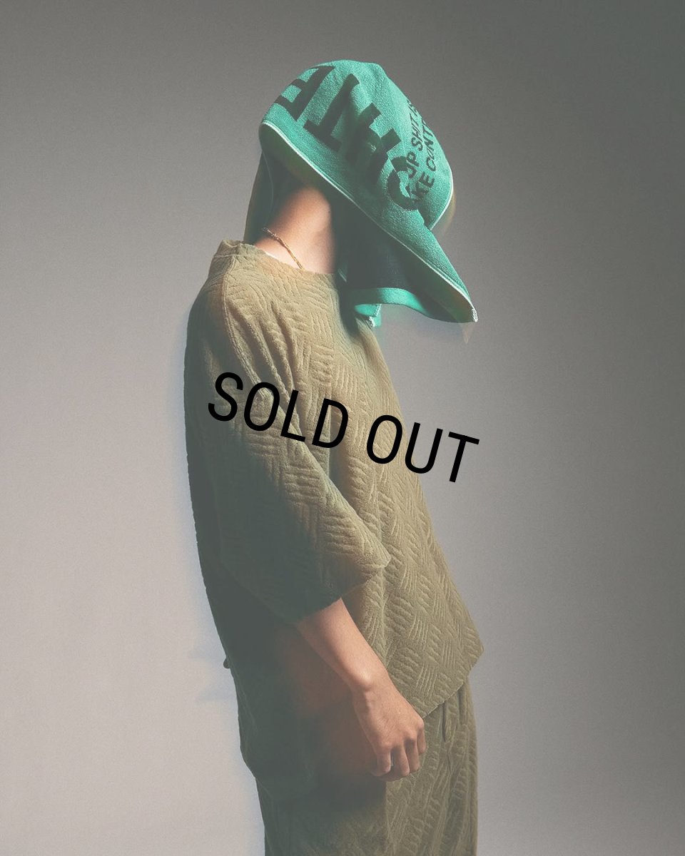 画像4: 【20％OFF】TIGHTBOOTH/LABEL LOGO TOWEL（Turquoise）［ラベルロゴタオル-25春夏］ (4)