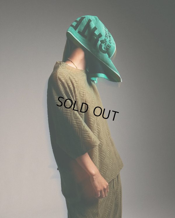 画像4: 【20％OFF】TIGHTBOOTH/LABEL LOGO TOWEL（Turquoise）［ラベルロゴタオル-25春夏］