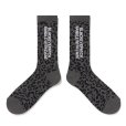 画像3: BlackEyePatch/LEOPARD PATTERNED HWC SOCKS（GRAY） (3)