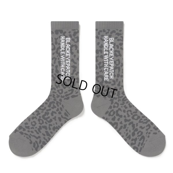 画像3: BlackEyePatch/LEOPARD PATTERNED HWC SOCKS（GRAY）