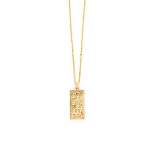他の写真1: BlackEyePatch/HWC LABEL PENDANT NECKLACE（GOLD）