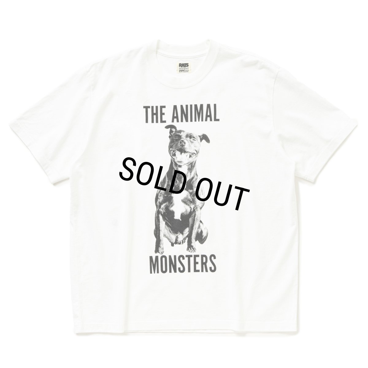 画像1: RATS/ANIMAL MONSTERS TEE（WHITE）［プリントT-25春夏］ (1)