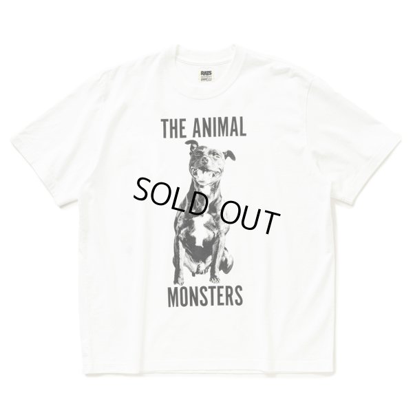画像1: RATS/ANIMAL MONSTERS TEE（WHITE）［プリントT-25春夏］
