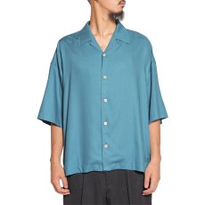 画像6: CALEE/5 SLEEVES DROP SHOULDER SH（TURQUOISE BLUE）［5分袖ドロップショルダーシャツ-25春夏］ (6)