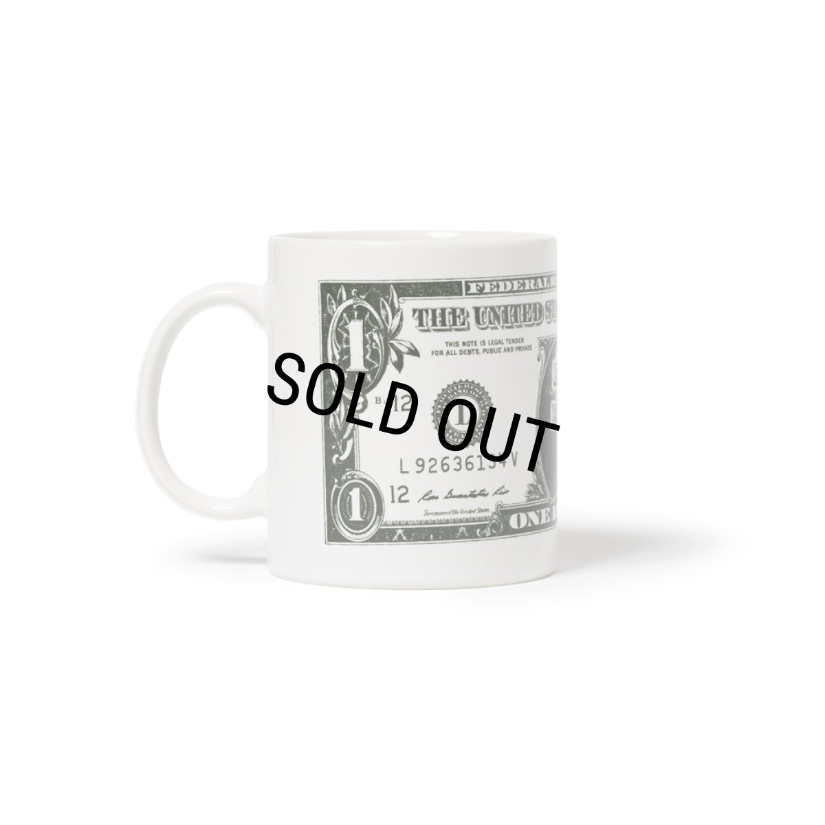 画像4: BlackEyePatch/DOLLAR BILL MUG（WHITE） (4)