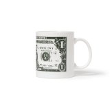 BlackEyePatch/DOLLAR BILL MUG（WHITE）