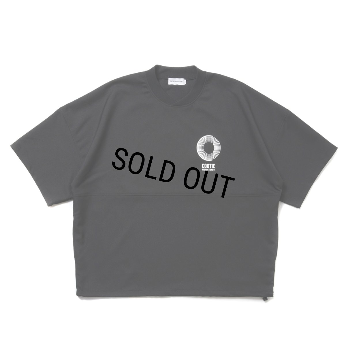 画像1: COOTIE PRODUCTIONS/Polyester Twill S/S Football Top（Black）［フットボールトップ-25春夏］ (1)
