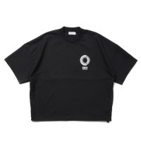 COOTIE PRODUCTIONS/Polyester Twill S/S Football Top（Black）［フットボールトップ-25春夏］