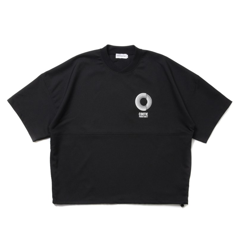 画像1: COOTIE PRODUCTIONS/Polyester Twill S/S Football Top（Black）［フットボールトップ-25春夏］