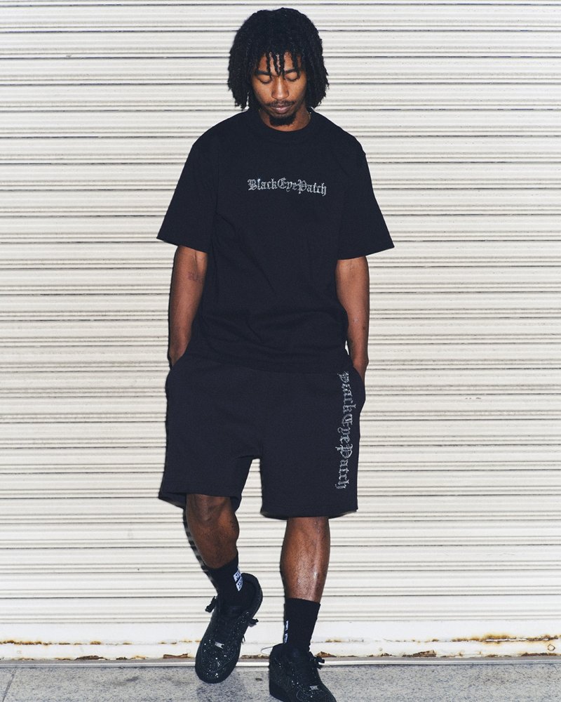 画像3: BlackEyePatch/RHINESTONED OE TEE(BLACK)