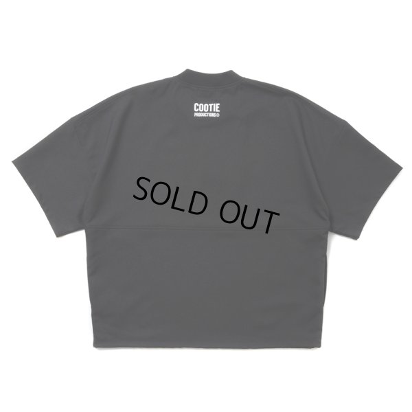 画像2: COOTIE PRODUCTIONS/Polyester Twill S/S Football Top（Black）［フットボールトップ-25春夏］
