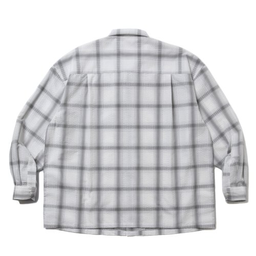 他の写真2: COOTIE PRODUCTIONS/T/C Sucker Ombre Check L/S Shirt（Gray）［シアサッカーオンブレチェックシャツ-25春夏］