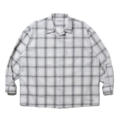 他の写真1: COOTIE PRODUCTIONS/T/C Sucker Ombre Check L/S Shirt（Gray）［シアサッカーオンブレチェックシャツ-25春夏］