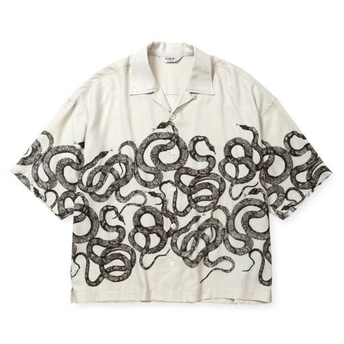 他の写真1: CALEE/5 SLEEVES DROP SHOULDER SH（IVORY）［スネーク5分袖ドロップショルダーシャツ-25春夏］