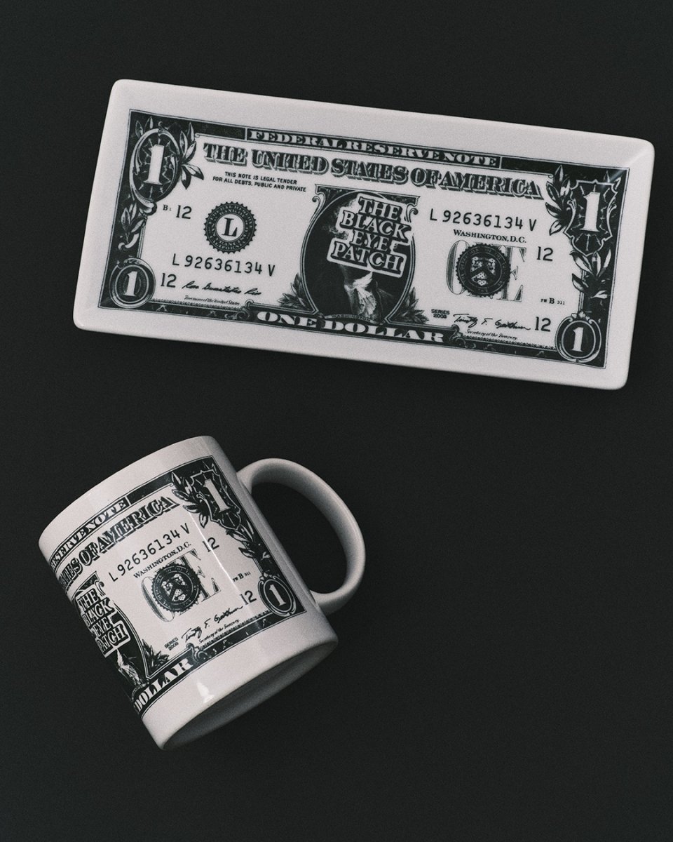 画像6: BlackEyePatch/DOLLAR BILL MUG（WHITE） (6)