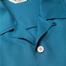 画像4: CALEE/5 SLEEVES DROP SHOULDER SH（TURQUOISE BLUE）［5分袖ドロップショルダーシャツ-25春夏］ (4)