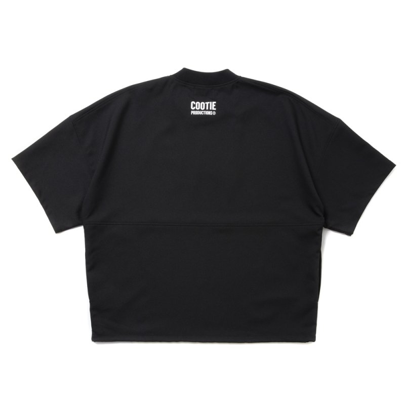 画像2: COOTIE PRODUCTIONS/Polyester Twill S/S Football Top（Black）［フットボールトップ-25春夏］