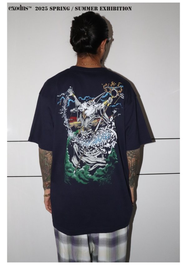 画像3: exodus/WIZARD  Tee（BLACK）［プリントT-25春夏］