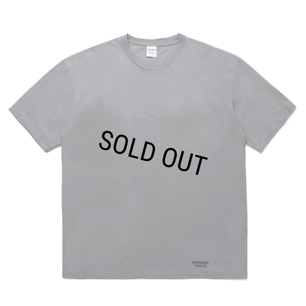 画像1: WACKO MARIA/WASHED HEAVY WEIGHT COLOR T-SHIRT（GRAY）［カラーT-25春夏］ (1)