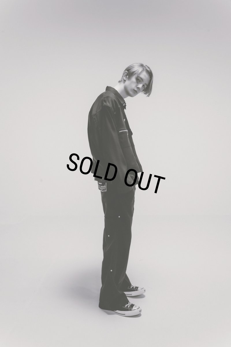 画像7: DAIRIKU/"Painter" Pressed Pants（Black）［"ペインター"スタプレパンツ-25春夏］ (7)