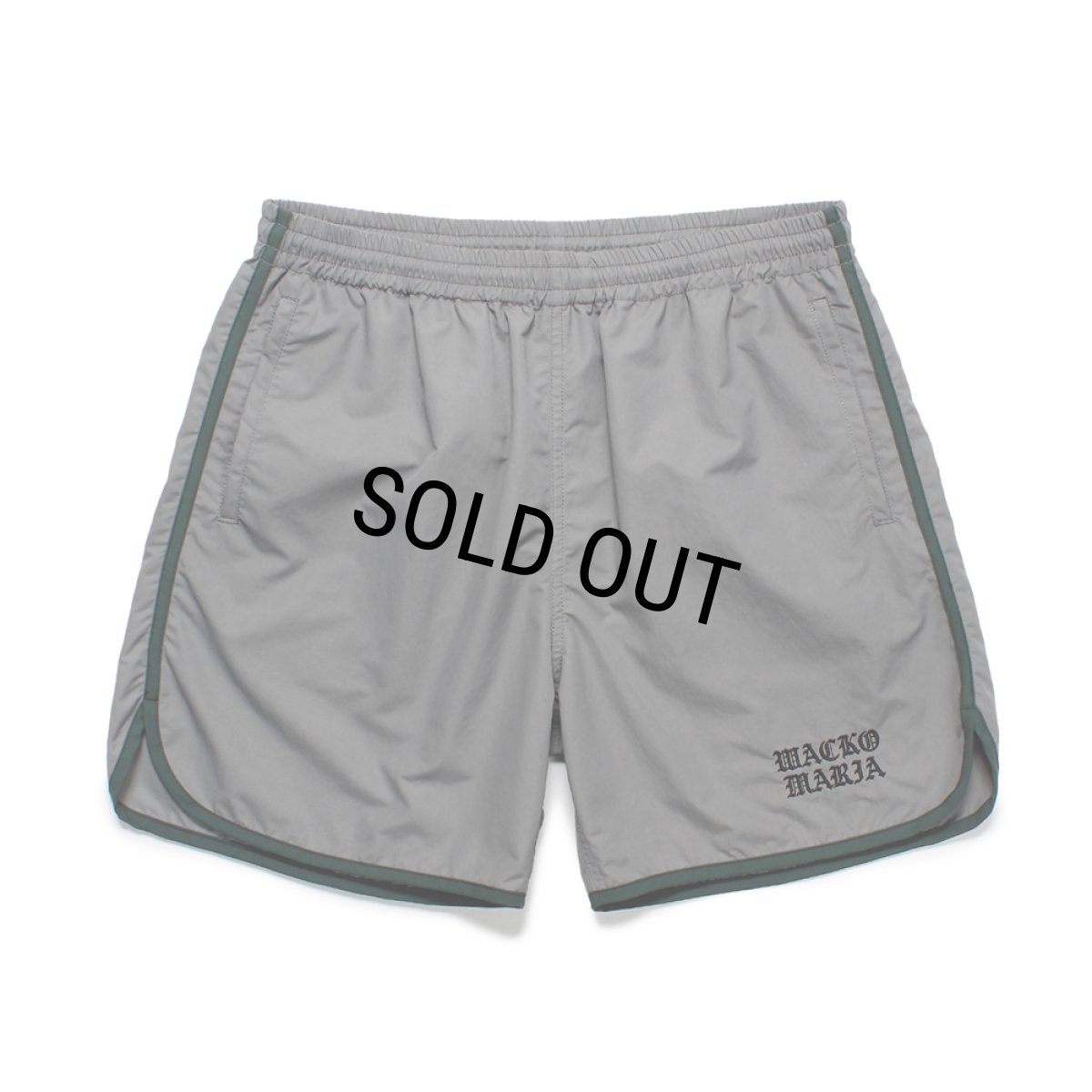 画像1: WACKO MARIA/ATHLETIC SHORTS（GRAY）［アスレチックショーツ-25春夏］ (1)