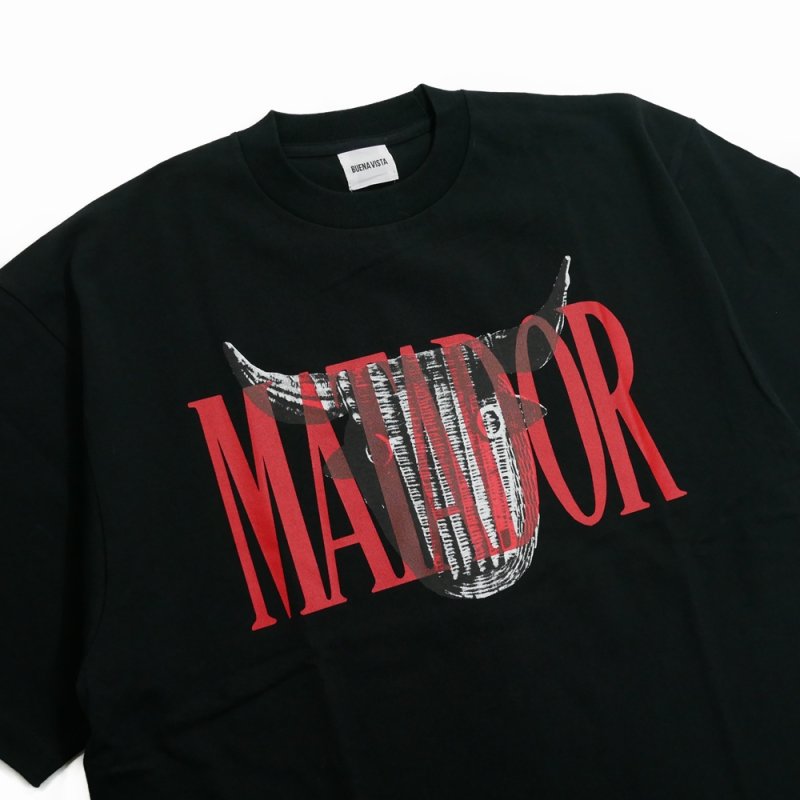 画像2: 【20％OFF】BUENA VISTA/MATADOR tee（BLACK）［プリントT-25春夏］