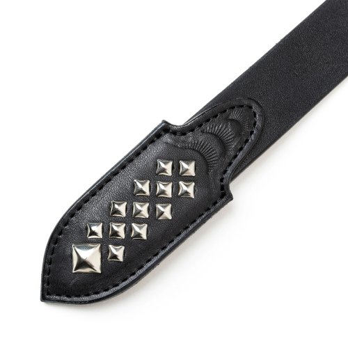 他の写真3: CALEE/STUDS LEATHER NARROW BELT ＜TYPE B＞（BLACK）［レザーナローベルト-25春夏］
