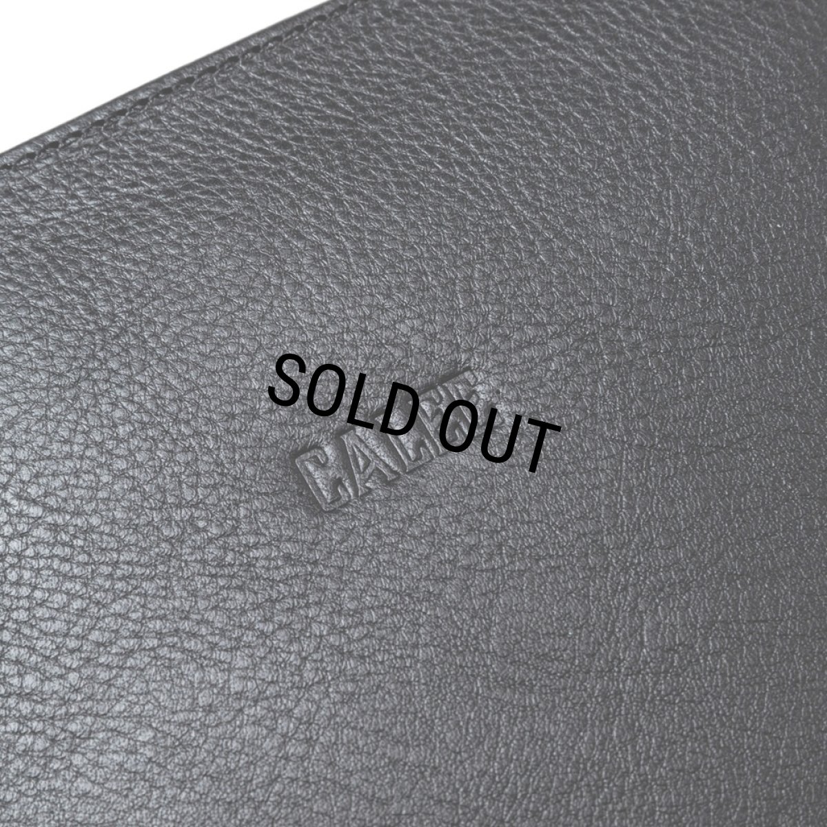 画像8: CALEE/STUDS LEATHER ZIP SACOCHE（BLACK）［レザージップサコッシュ-25春夏］ (8)