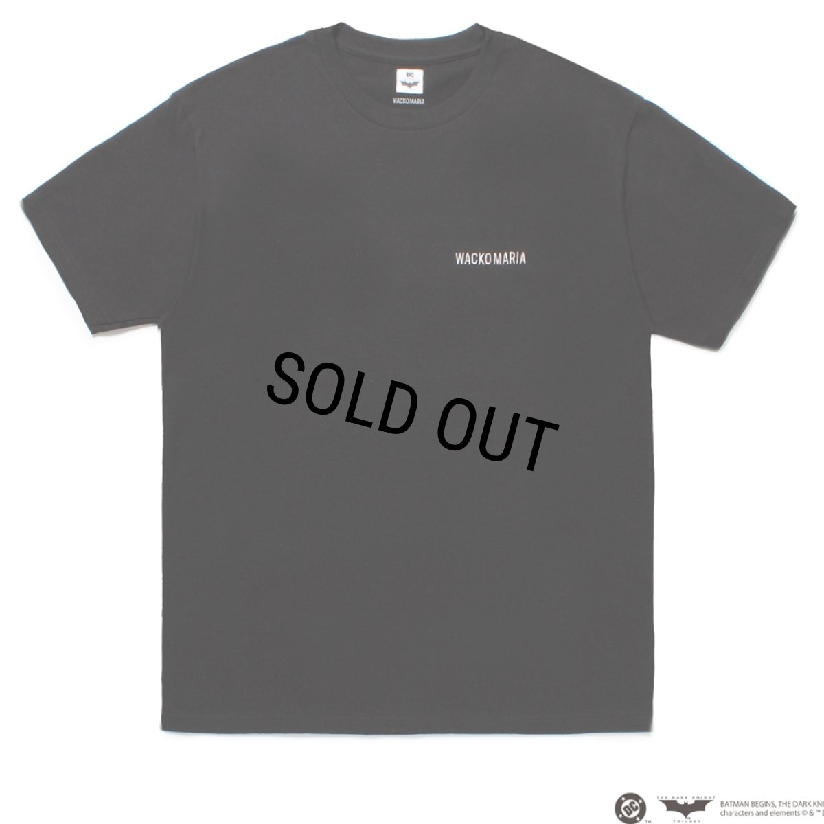 画像2: WACKO MARIA/THE DARK KNIGHT TRILOGY / T-SHIRT（BLACK）［プリントT-25春夏］ (2)