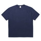 WACKO MARIA/WASHED HEAVY WEIGHT COLOR T-SHIRT（NAVY）［カラーT-25春夏］
