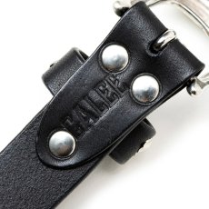 画像4: CALEE/STUDS LEATHER NARROW BELT ＜TYPE B＞（BLACK）［レザーナローベルト-25春夏］ (4)