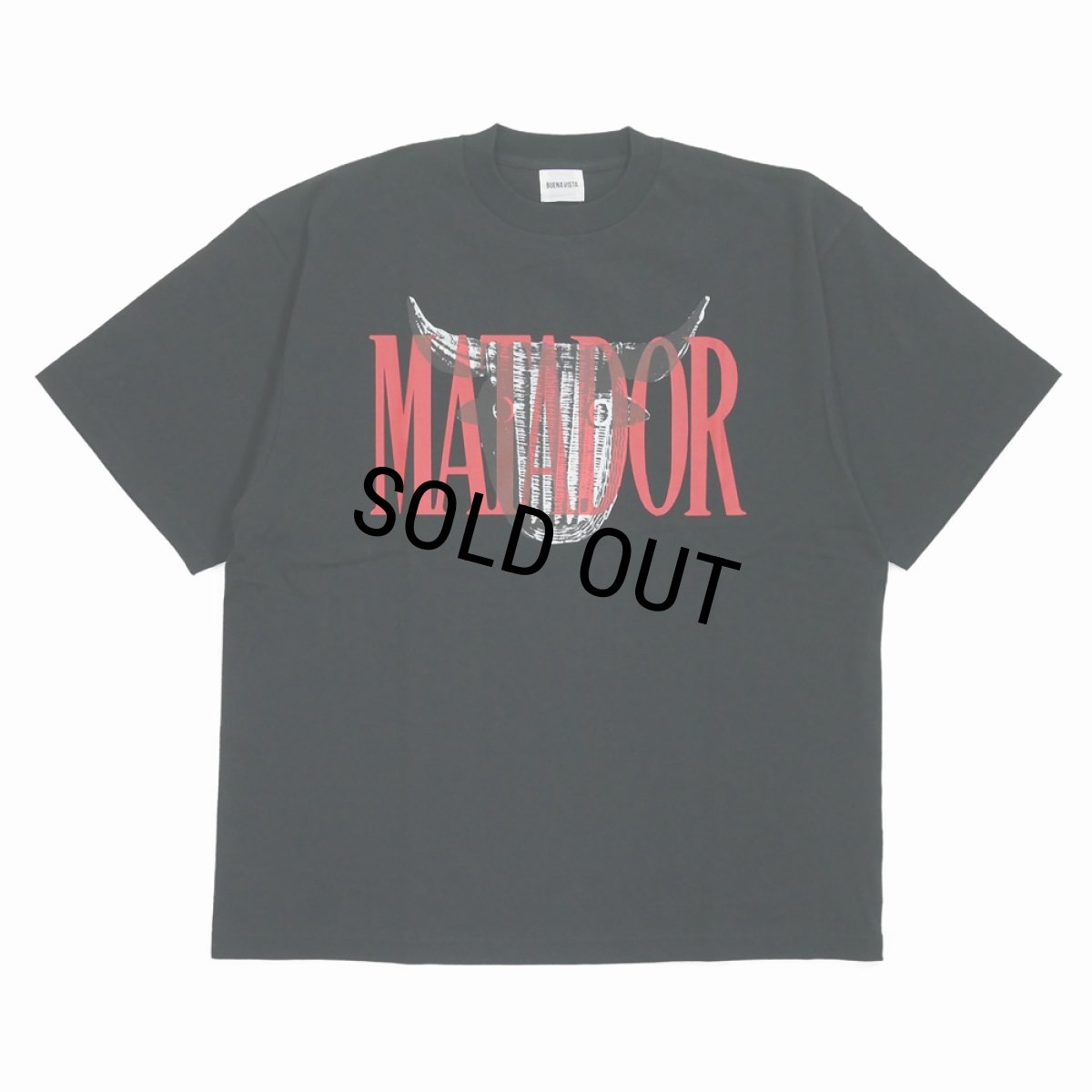 画像1: 【20％OFF】BUENA VISTA/MATADOR tee（BLACK）［プリントT-25春夏］ (1)