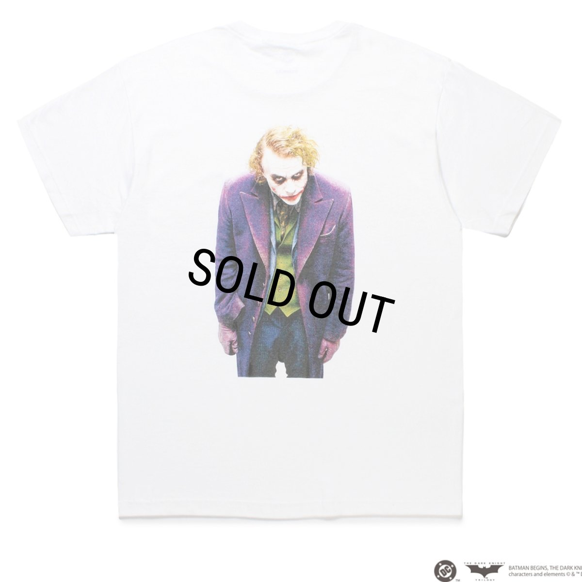 画像1: WACKO MARIA/THE DARK KNIGHT TRILOGY / T-SHIRT（WHITE）［プリントT-25春夏］ (1)