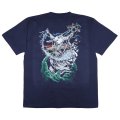 exodus/WIZARD  Tee（NAVY）［プリントT-25春夏］