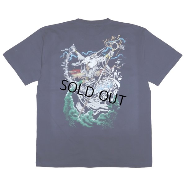 画像1: exodus/WIZARD  Tee（NAVY）［プリントT-25春夏］